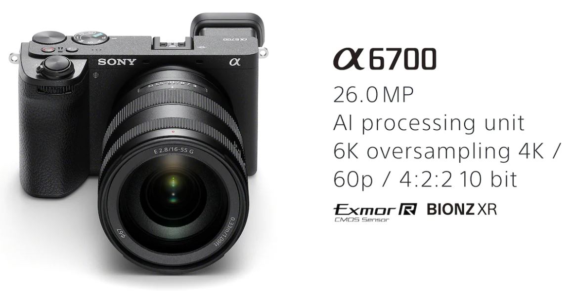 Sony A6700B body + 16-50 - black