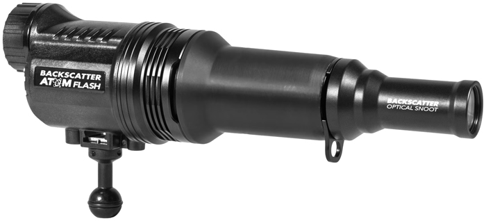 The Atom Flash and Optical Snoot OS-2 were designed together for the best transmission of light between the strobe and snoot.