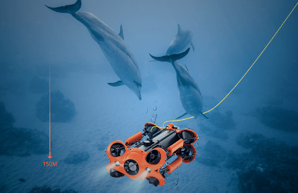 CHASING M2 PRO ROV, Light Industrial Underwater Drone 200M
