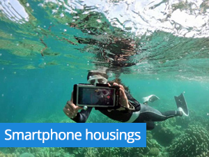 Waterproof housings for smartphones